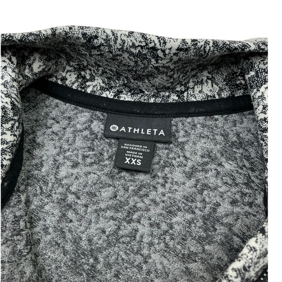 Athleta Shanti Moonflower Jacquard Textured Jacket Black - Picture 6 of 9